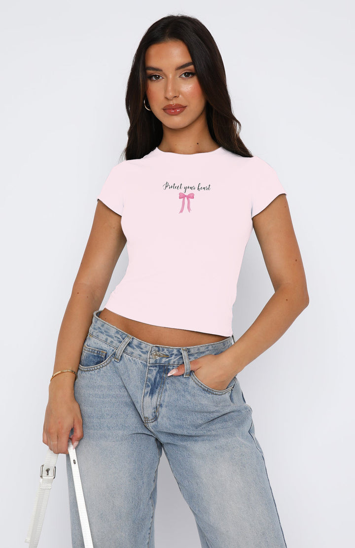 Damer bekväm crop top med modernt tryck Mirla-Eva Jonsson