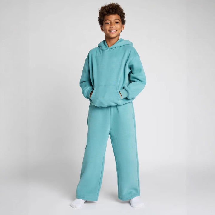 Damer bekväm fleece-hoodie och joggingbyxor set Mirla-Eva Jonsson