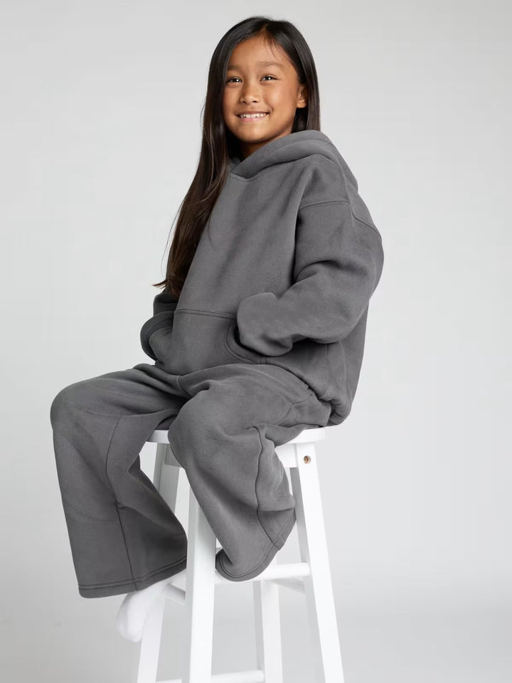 Damer bekväm fleece-hoodie och joggingbyxor set Mirla-Eva Jonsson