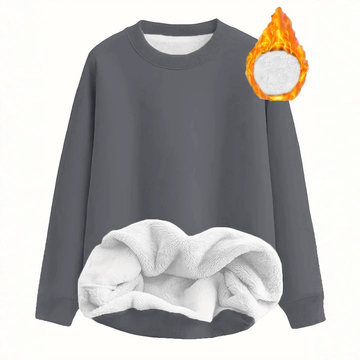 Damer bekväm fluffig sweatshirt Mirla-Eva Jonsson