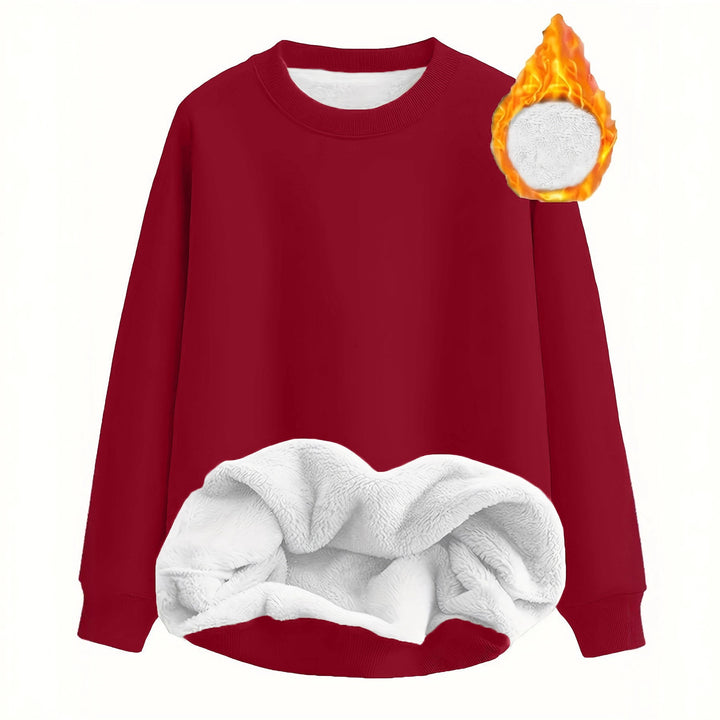 Damer bekväm fluffig sweatshirt Mirla-Eva Jonsson