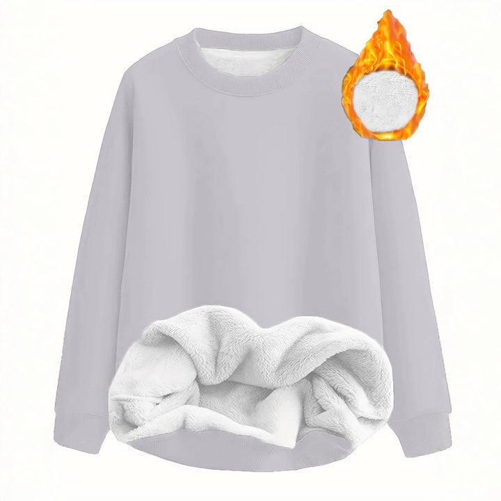 Damer bekväm fluffig sweatshirt Mirla-Eva Jonsson