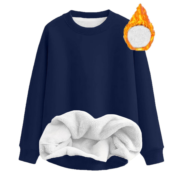 Damer bekväm fluffig sweatshirt Mirla-Eva Jonsson