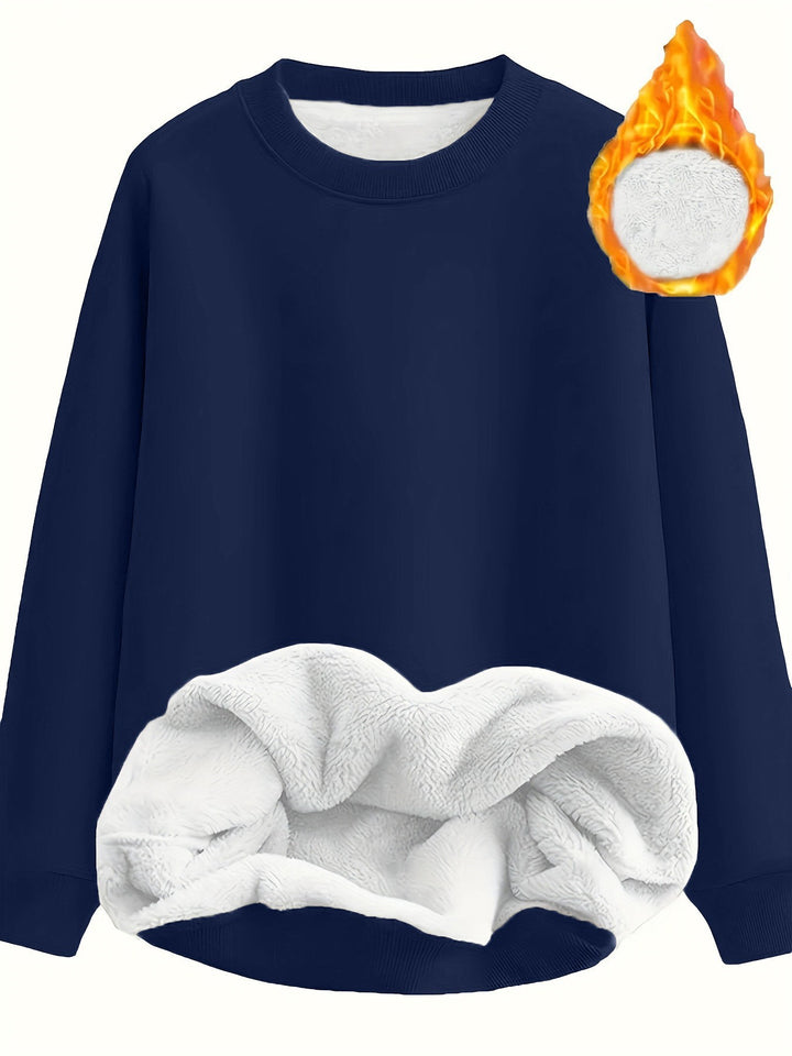 Damer bekväm fluffig sweatshirt Mirla-Eva Jonsson