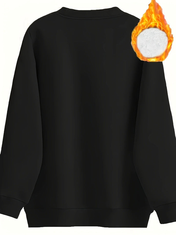 Damer bekväm fluffig sweatshirt Mirla-Eva Jonsson