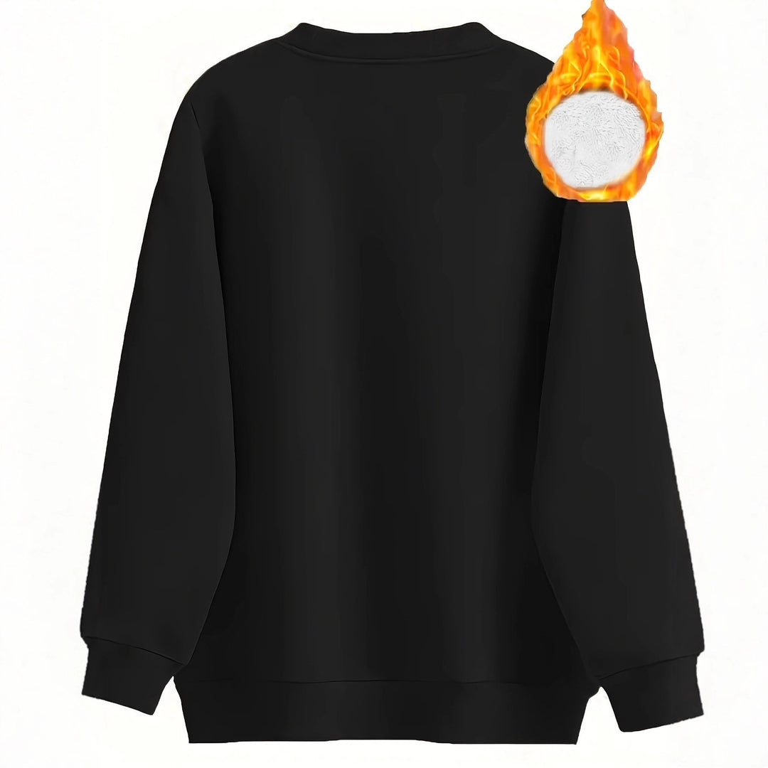 Damer bekväm fluffig sweatshirt Mirla-Eva Jonsson