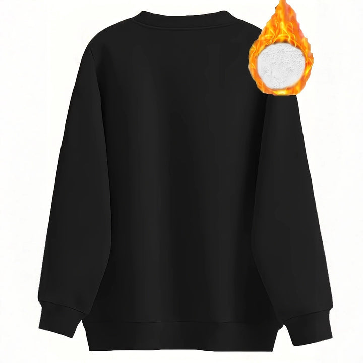 Damer bekväm fluffig sweatshirt Mirla-Eva Jonsson