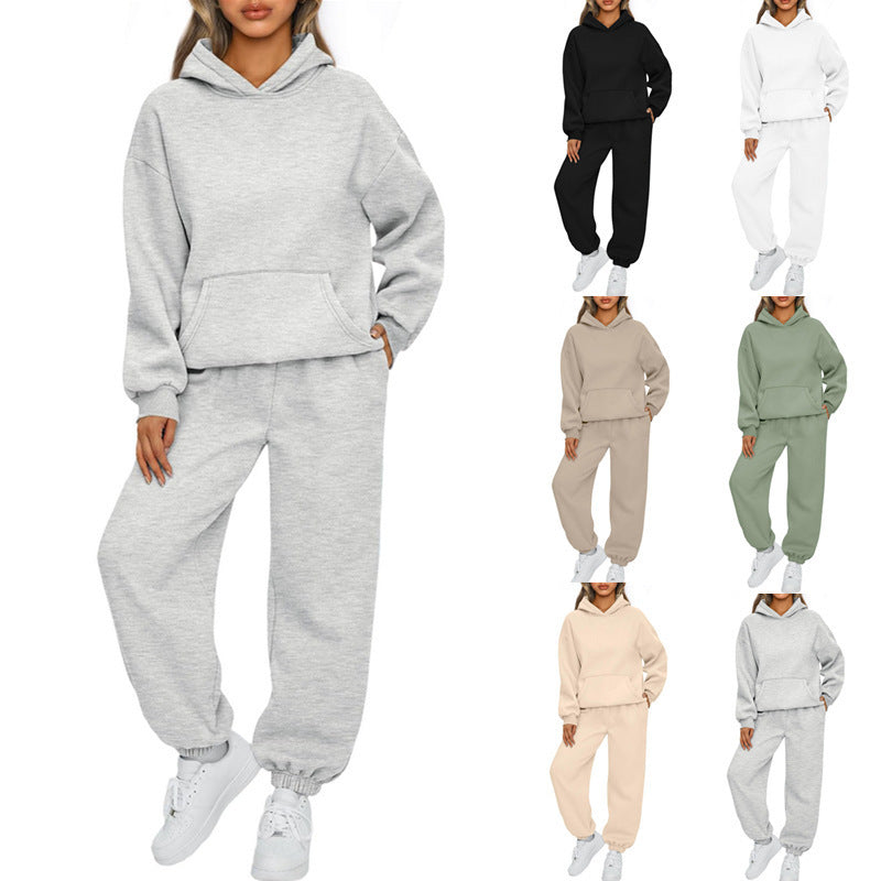 Damer bekväm hooded fritidsdräkt Mirla-Eva Jonsson