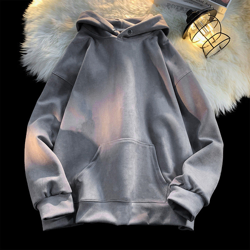Damer bekväm hoodie i modern velourlook Mirla-Eva Jonsson