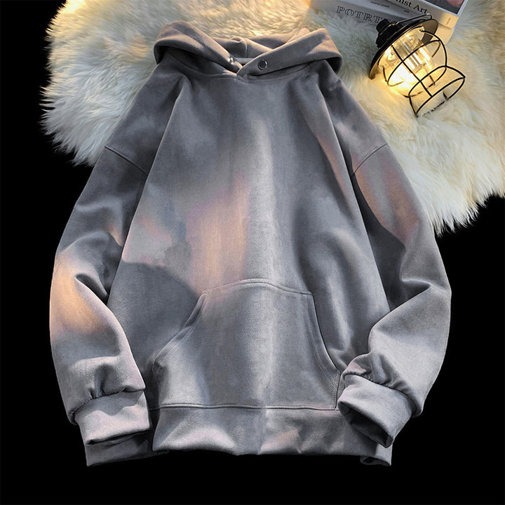 Damer bekväm hoodie i modern velourlook Mirla-Eva Jonsson
