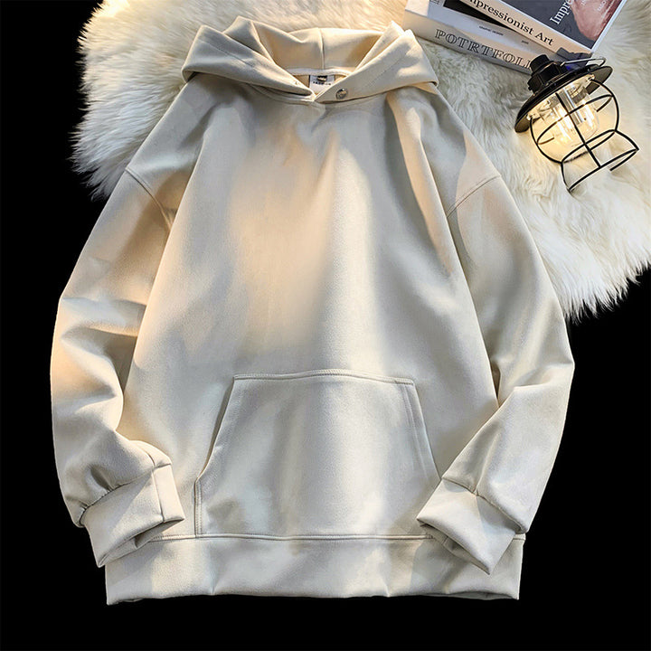 Damer bekväm hoodie i modern velourlook Mirla-Eva Jonsson