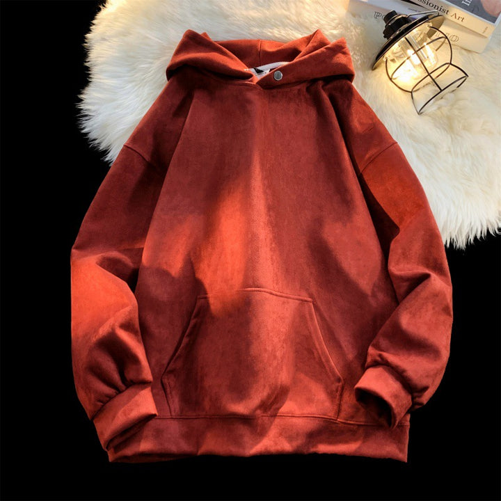Damer bekväm hoodie i modern velourlook Mirla-Eva Jonsson