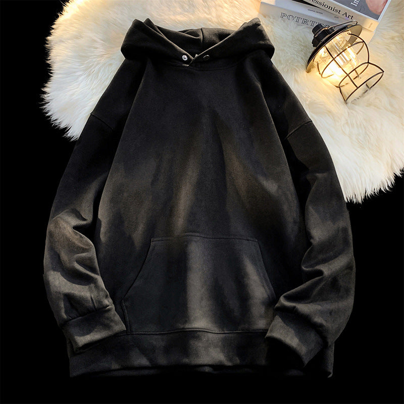 Damer bekväm hoodie i modern velourlook Mirla-Eva Jonsson