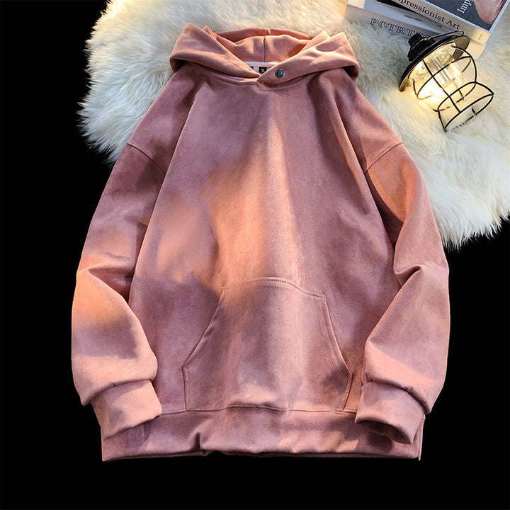 Damer bekväm hoodie i modern velourlook Mirla-Eva Jonsson
