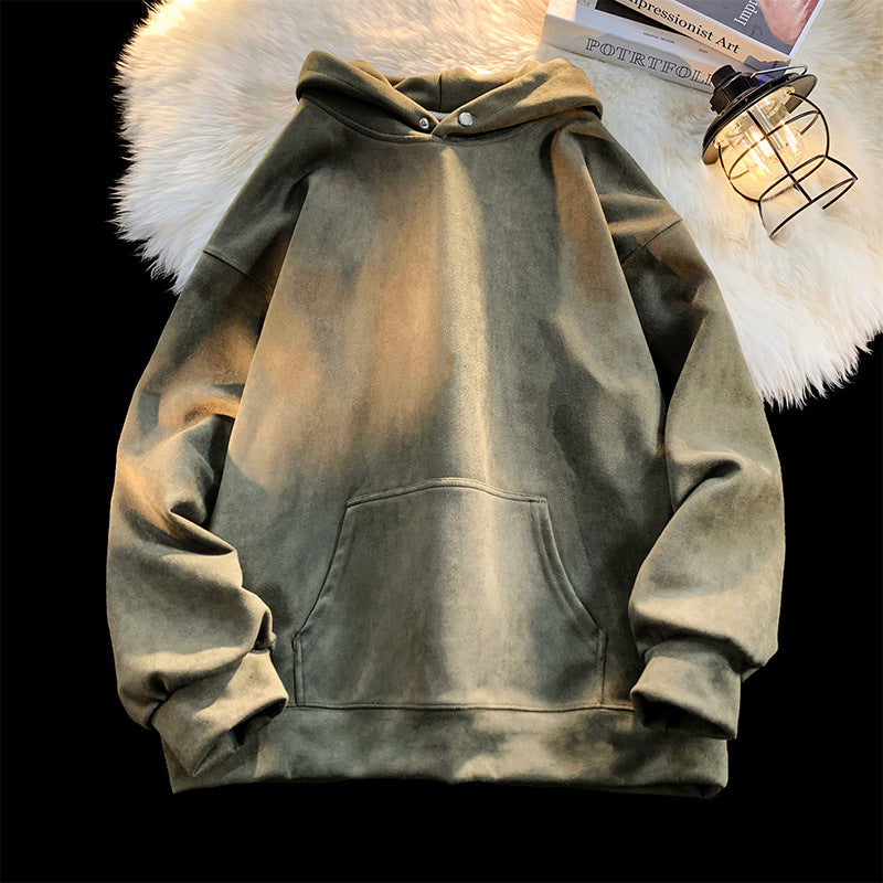 Damer bekväm hoodie i modern velourlook Mirla-Eva Jonsson
