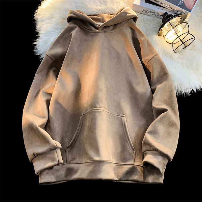 Damer bekväm hoodie i modern velourlook Mirla-Eva Jonsson