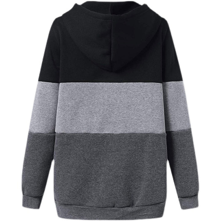 Damer bekväm hoodie med modernt färgblockdesign Mirla-Eva Jonsson