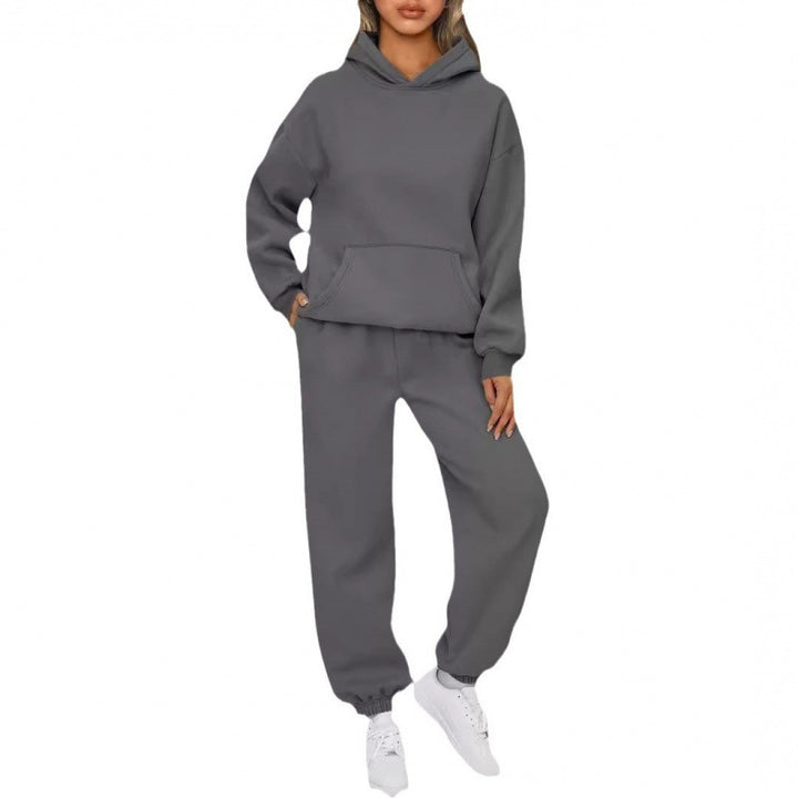 Damer bekväm hoodie och joggingbyxor set Eva Jonsson-Eva Jonsson