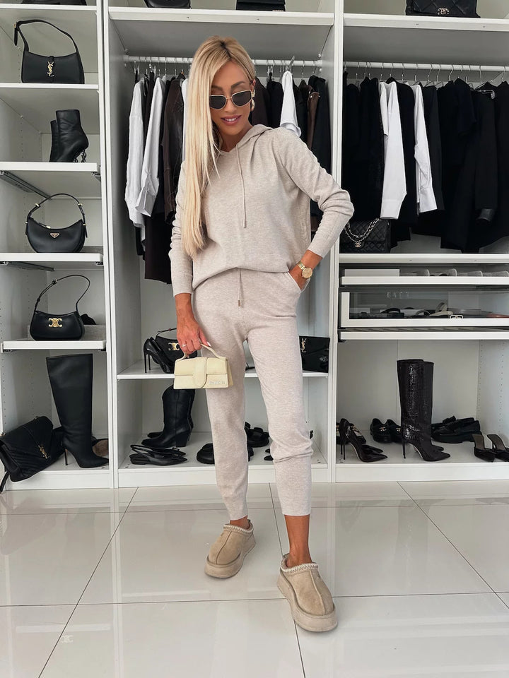 Damer bekväm hoodie och joggingbyxor set Mirla-Eva Jonsson