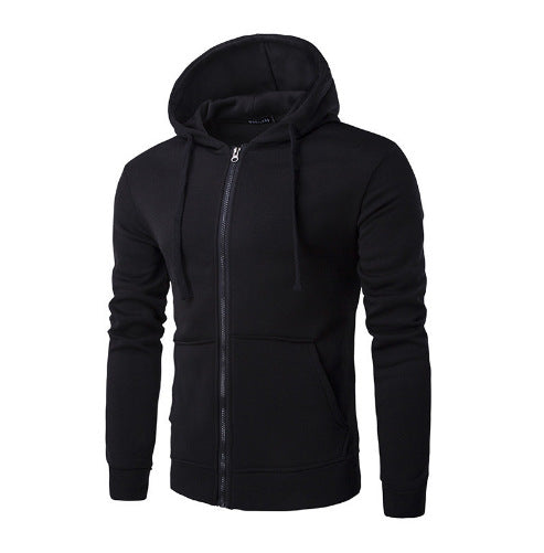 Damer bekväm hoodie-sweatjacka med genomgående dragkedja och sidofickor Mirla-Eva Jonsson