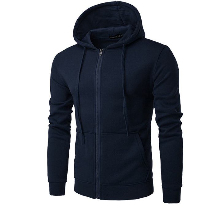 Damer bekväm hoodie-sweatjacka med genomgående dragkedja och sidofickor Mirla-Eva Jonsson