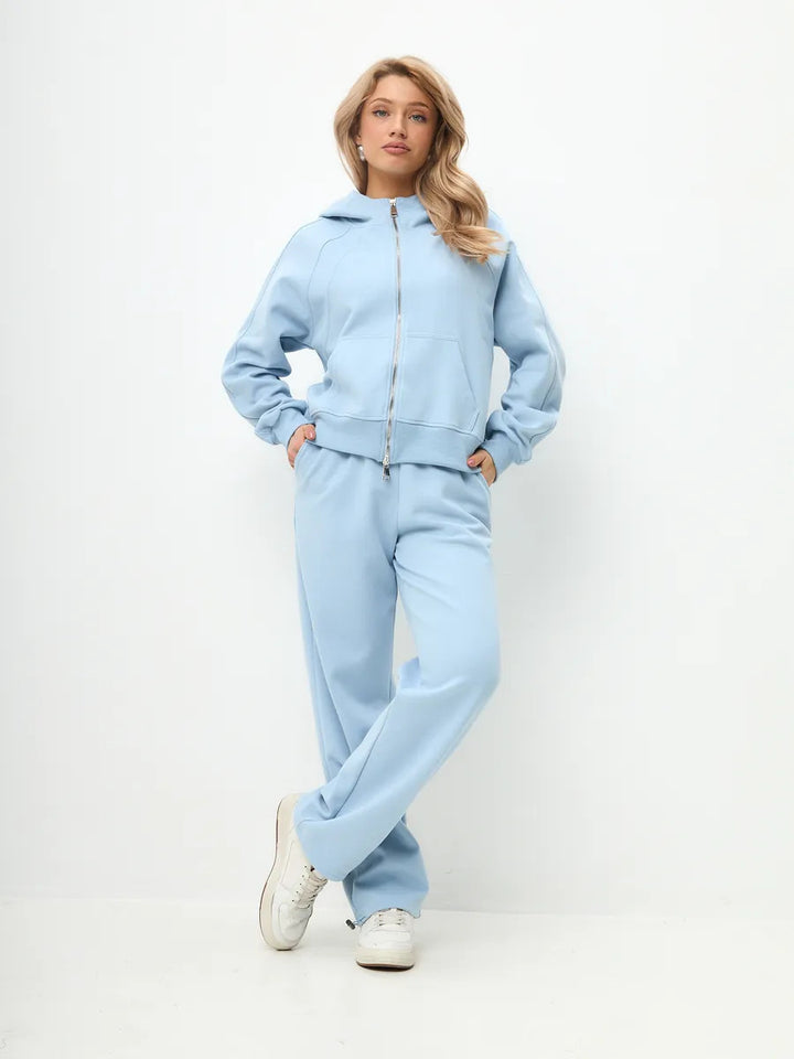 Damer bekväm huvtröja med matchande joggingbyxor Mirla-Eva Jonsson