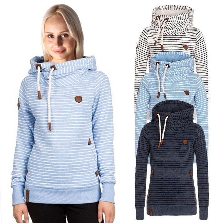 Damer bekväm lagerlook tröja med hög krage Mirla-Eva Jonsson
