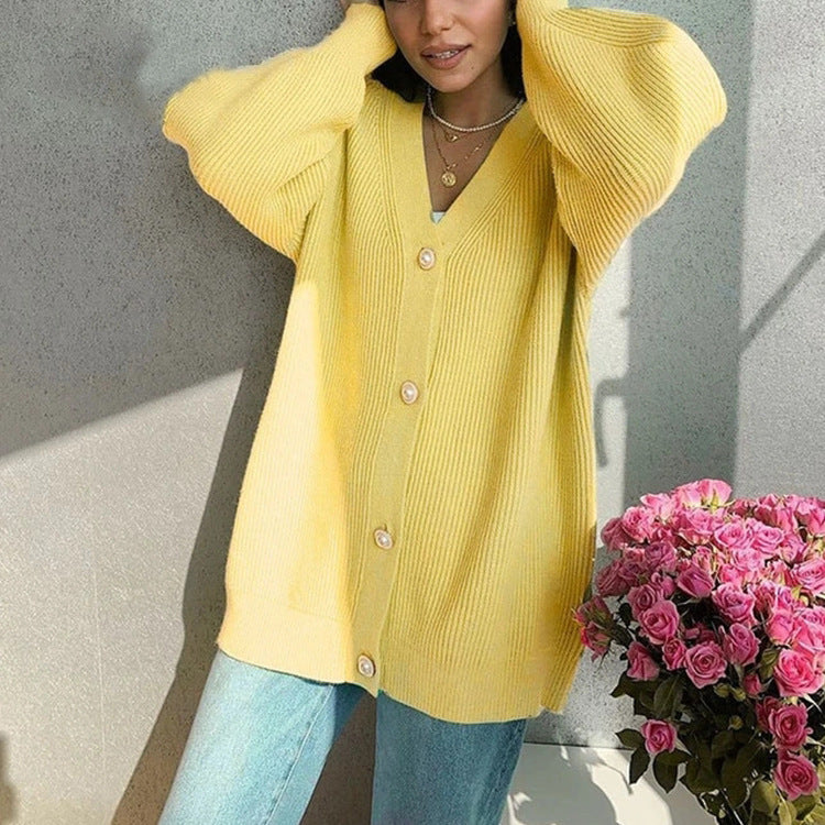 Damer bekväm oversize-kardigan Mirla-Eva Jonsson