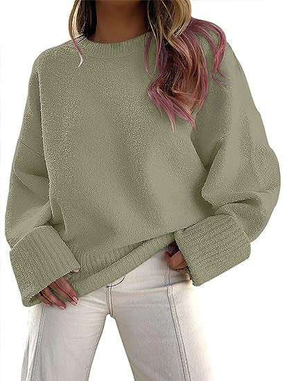 Damer bekväm oversized tröja med strukturerad fleece Mirla-Eva Jonsson