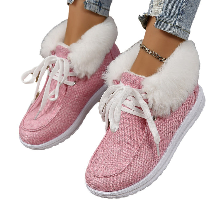 Damer bekväm sneakers med plyschkrage och halkfri sula Mirla-Eva Jonsson