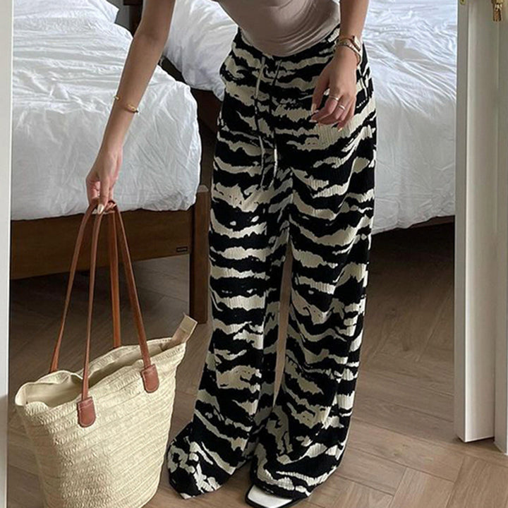 Damer bekväm sovbyxa med motiverande tryck Mirla-Eva Jonsson