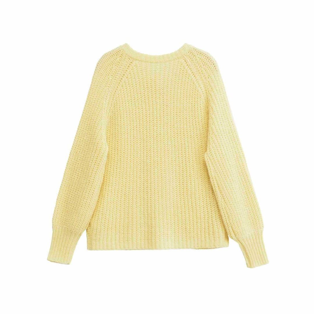 Damer bekväm stickad cardigan Mirla-Eva Jonsson