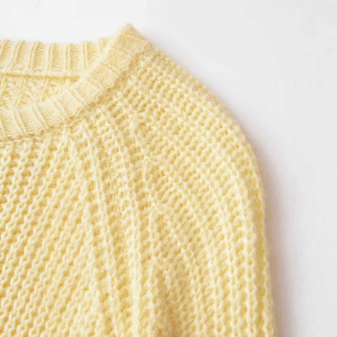 Damer bekväm stickad cardigan Mirla-Eva Jonsson