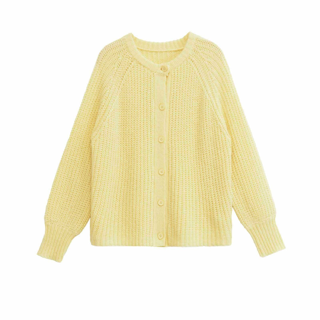 Damer bekväm stickad cardigan Mirla-Eva Jonsson