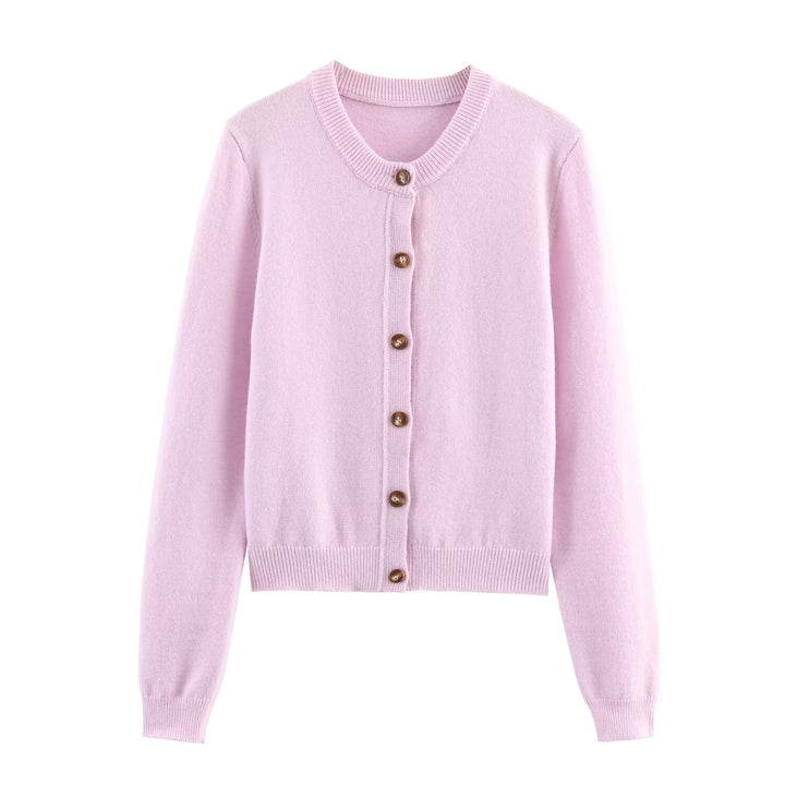 Damer bekväm stickad cardigan Mirla-Eva Jonsson