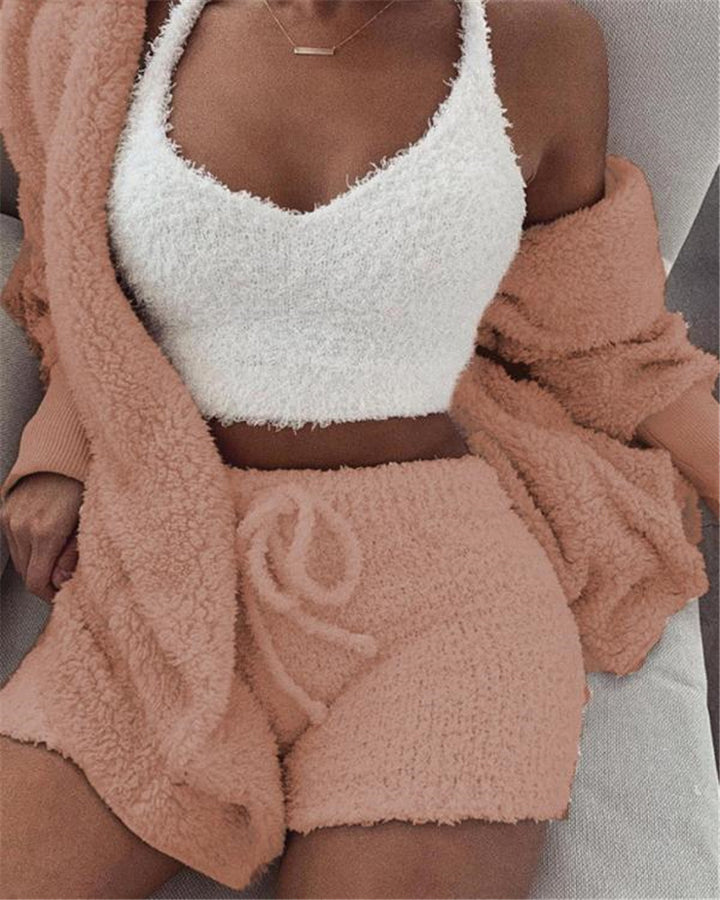 Damer bekväm stickad loungewear-set Mirla-Eva Jonsson