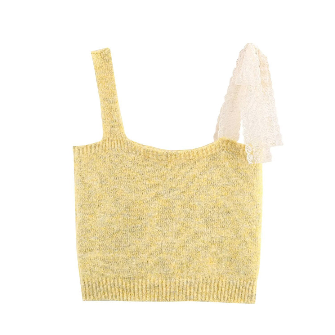 Damer bekväm stickad set med mjuk cardigan och topp Mirla-Eva Jonsson
