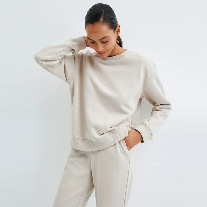Damer bekväm sweatshirt Eva Jonsson-Eva Jonsson