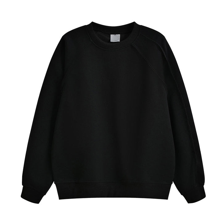 Damer bekväm sweatshirt med raglanärmar och högkvalitativ bomullsblandning Mirla-Eva Jonsson