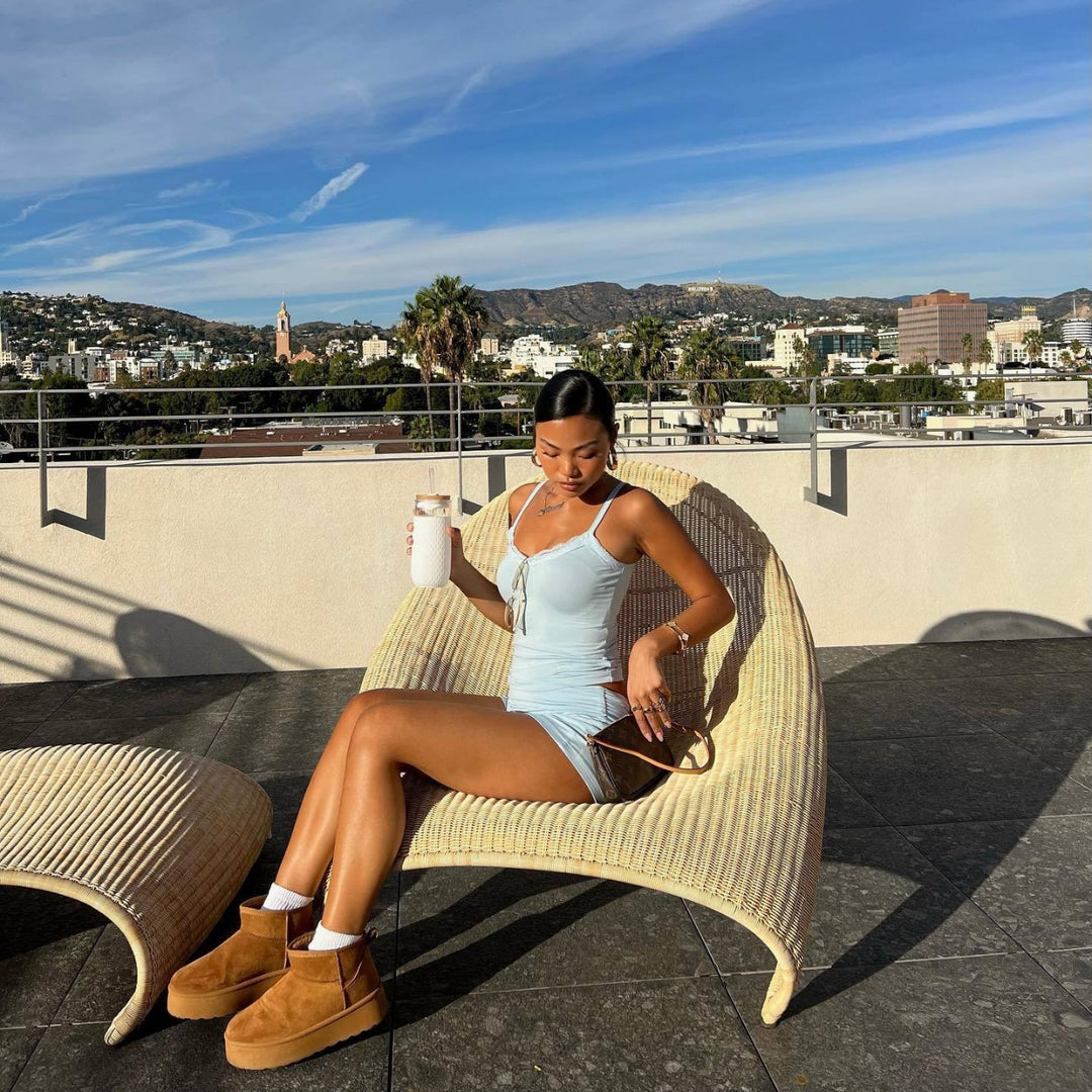 Damer bekväm tank-topp med shorts Mirla-Eva Jonsson