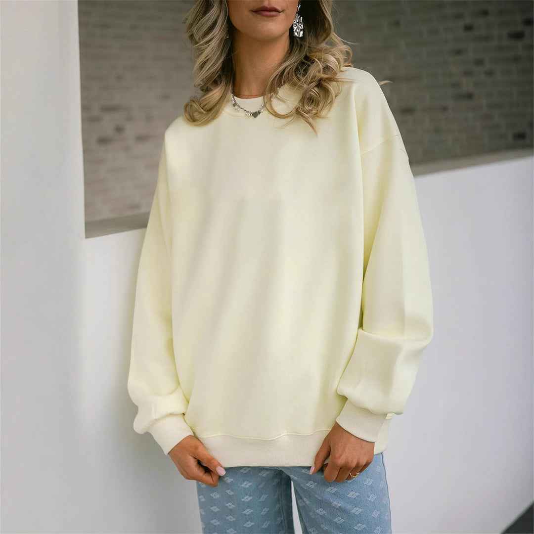 Damer bekväm tröja och löst skurna byxor set Mirla-Eva Jonsson