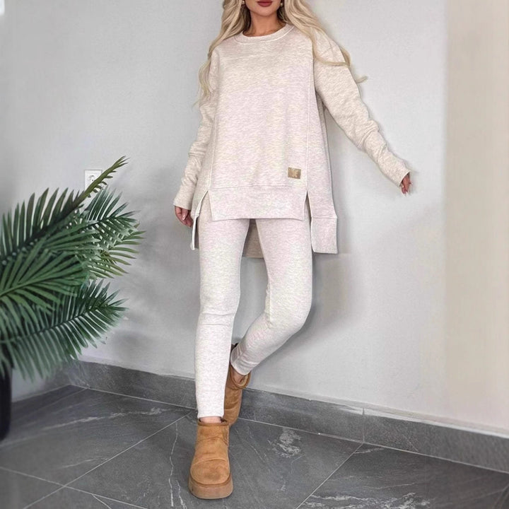 Damer bekväm tunika-tröja och leggings-set Mirla-Eva Jonsson