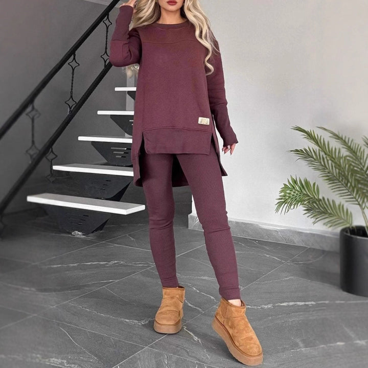 Damer bekväm tunika-tröja och leggings-set Mirla-Eva Jonsson