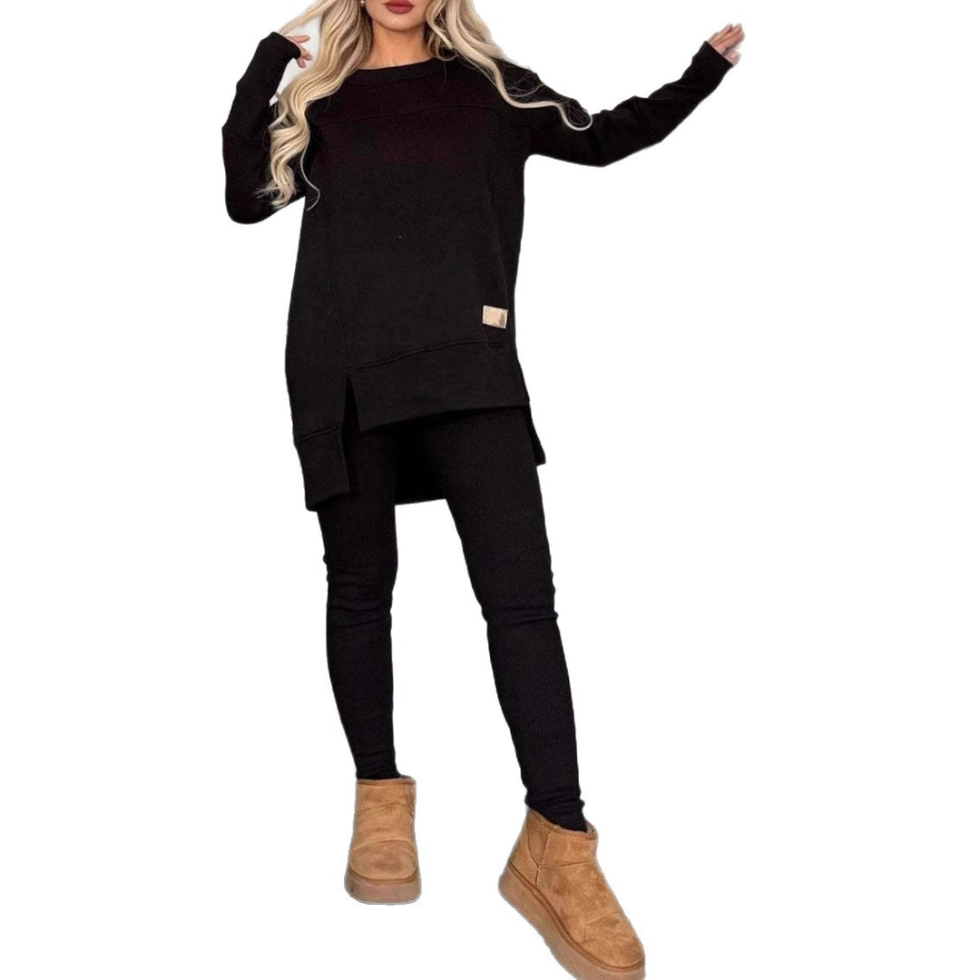 Damer bekväm tunika-tröja och leggings-set Mirla-Eva Jonsson