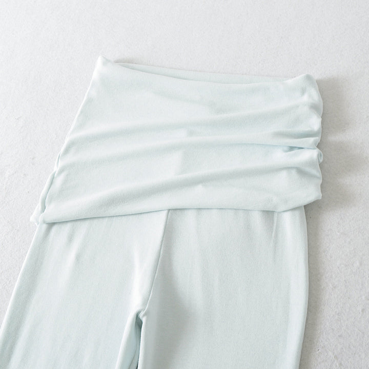 Damer bekväma Palazzo-byxor med bred midja Eva Jonsson-Eva Jonsson