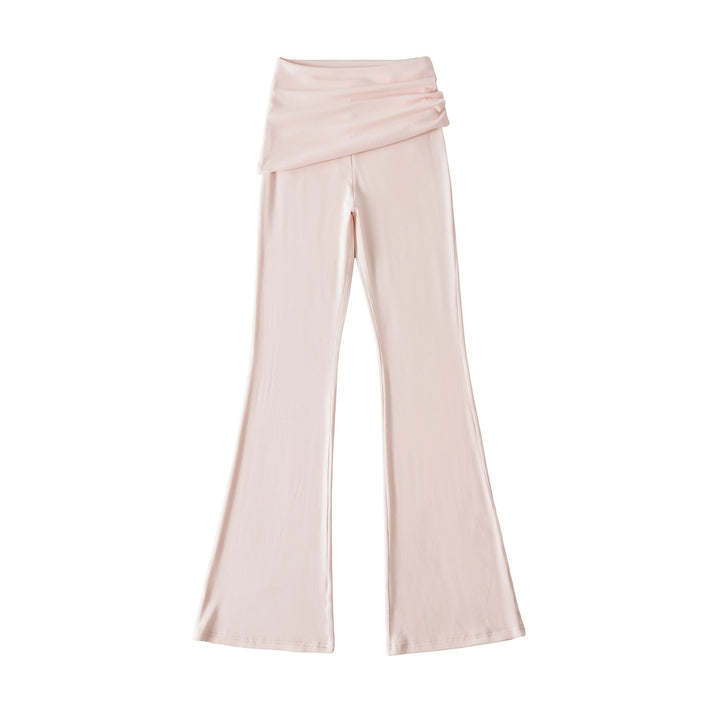 Damer bekväma Palazzo-byxor med bred midja Eva Jonsson-Eva Jonsson