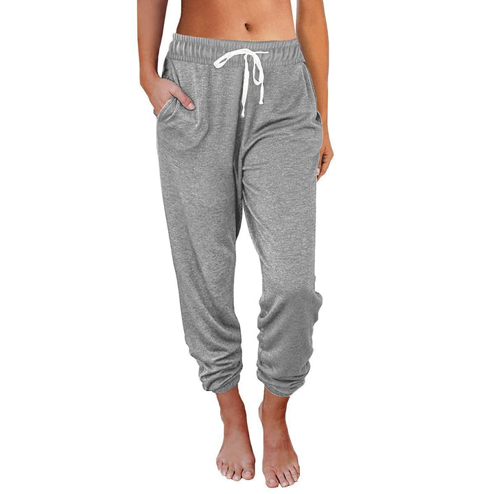 Damer bekväma Relax-byxor med elastisk midja och sidofickor Mirla-Eva Jonsson