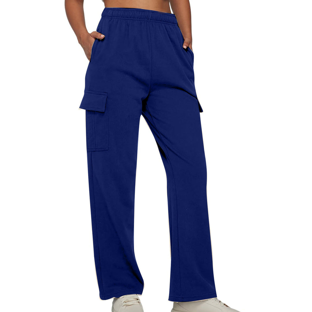 Damer bekväma cargo-byxor med sidofickor Mirla-Eva Jonsson
