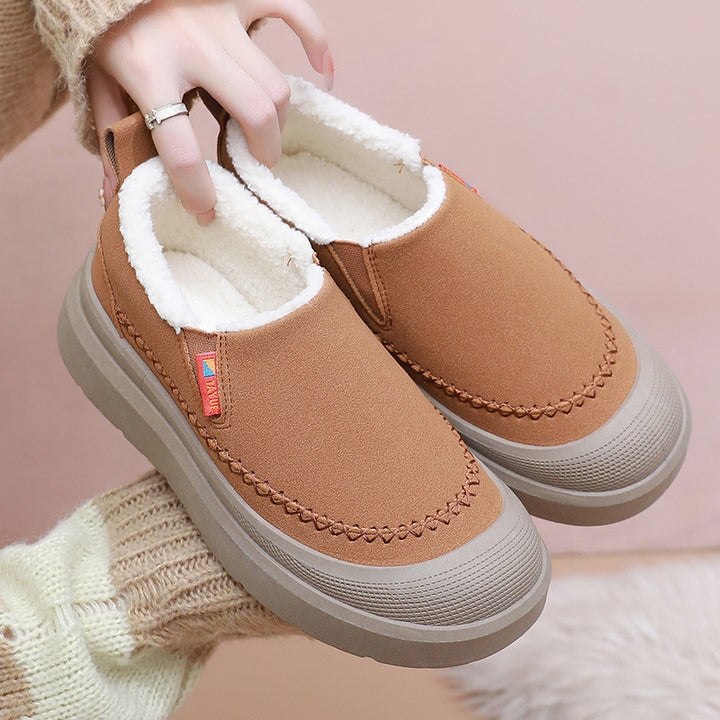 Damer bekväma och varma Slip-On inneskor med fluffig foder Mirla-Eva Jonsson