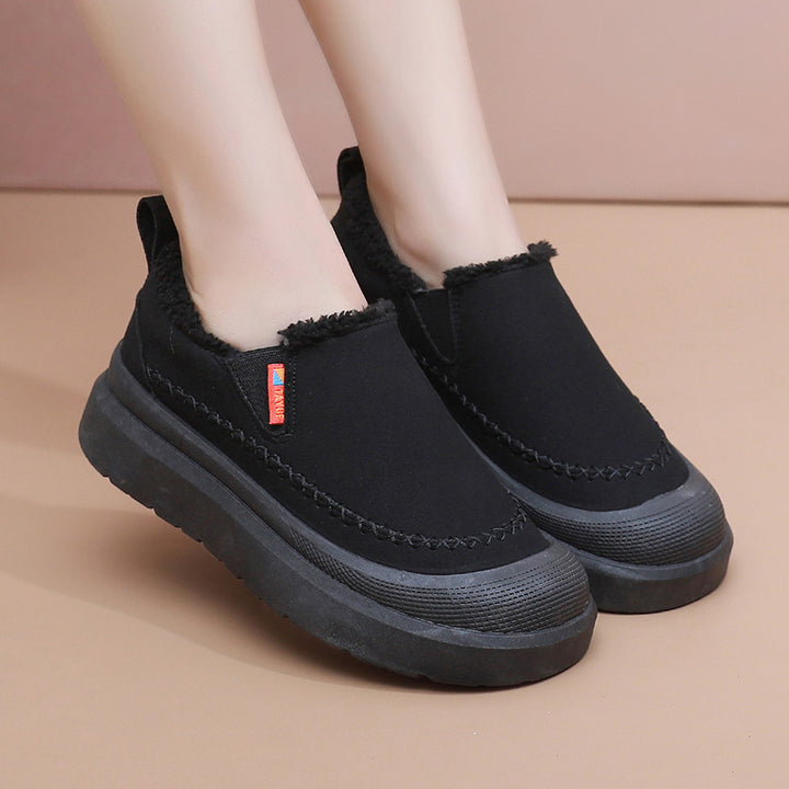 Damer bekväma och varma Slip-On inneskor med fluffig foder Mirla-Eva Jonsson
